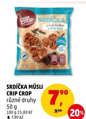 Müsli srdíčka Crip Crop