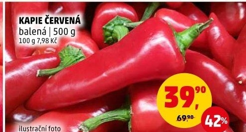 Paprika červená kapie
