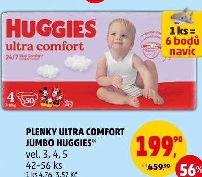 Pleny dětské Huggies Ultra Comfort