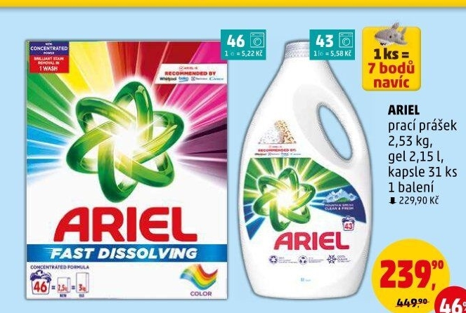 Prací prášek Ariel