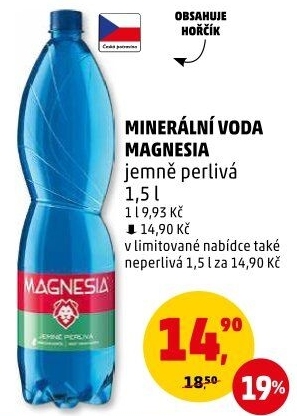 Přírodní voda Magnesia