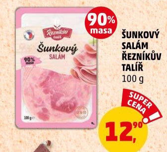 Salám šunkový Řezníkův talíř