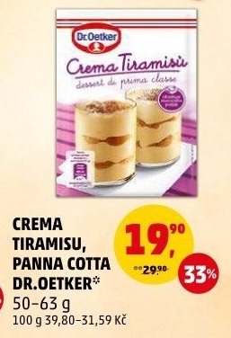 Směs na Tiramisu Crema Dr. Oetker