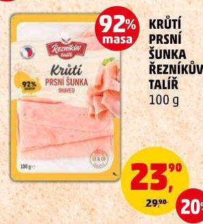 Šunka krůtí prsní Řezníkův talíř