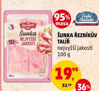 Šunka nejvyšší jakosti Řezníkův talíř