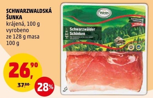 Šunka schwarzwaldská Wein
