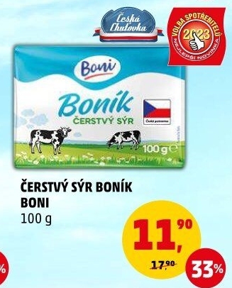 Sýr čerstvý Boník Boni