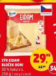 Sýr Eidam 30% Boni