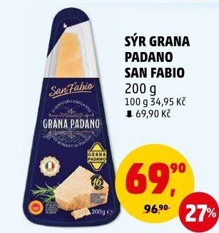 Sýr Grana Padano San Fabio