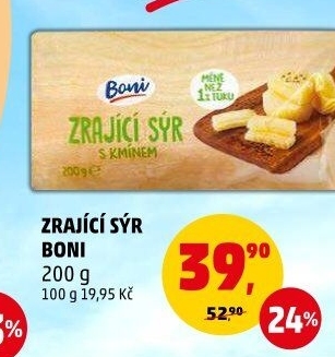 Sýr zrající s kmínem Boni