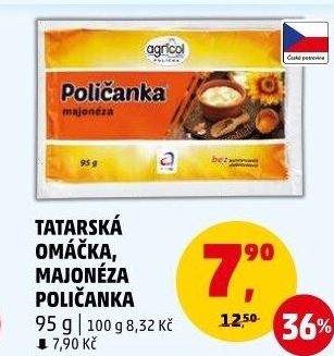 Tatarská omáčka Agricol