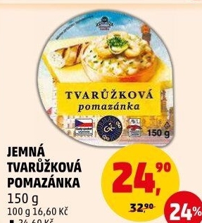 Tvarůžková pomazánka Gurmán klub