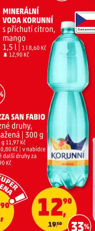 Voda ochucená Korunní