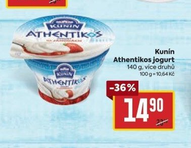 Kunín Authentikos jogurt