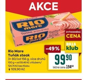 Rio Mare Tuňák steak