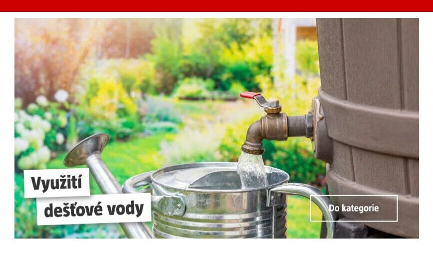 Využití dešťové vody - BAUHAUS akcniletaky.com