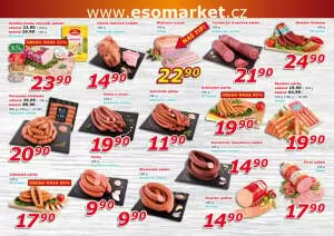 akční leták ESO MARKET 29.5.2024-9.6.2024