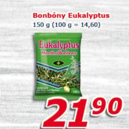 Bonbony mentolové Eukalyptus