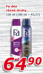 Deodoranty Fa