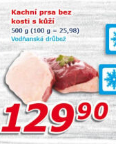 Kachní prsa bez kosti mražená Vodňanská kachna