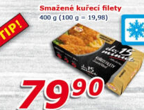 Kuřecí filety smažené mražené Vodňanské kuře