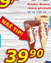 Nanuk kornout Kinder Bueno