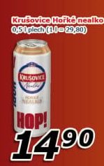 Pivo nealkoholické Královsky hořké Krušovice