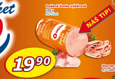 Šunka dušená Maso uzeniny Písek