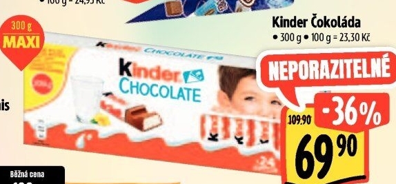 Čokoládky Kinder