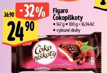 Čokopiškoty Figaro