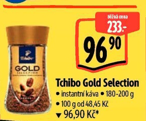 Instantní káva Tchibo Gold Selection