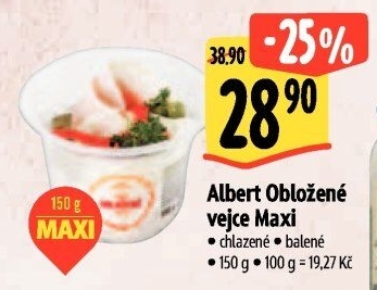 Obložené vejce Albert