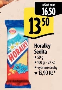 Oplatky Horalky Sedita