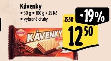 Oplatky Kávenky Sedita