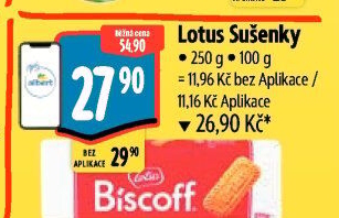 Sušenky Biscoff Lotus
