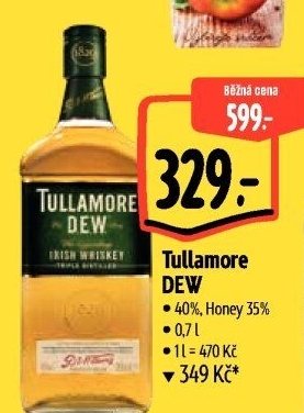 Whiskey irská Tullamore Dew