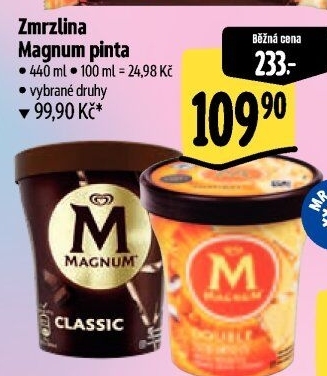 Zmrzlina v kelímku Magnum Algida