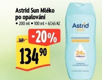 Hydratační mléko po opalování Astrid Sun