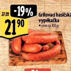 Klobása hasičská vypékačka