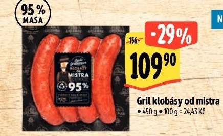 Klobásy od mistra Láďa Grileman Kostelecké uzeniny