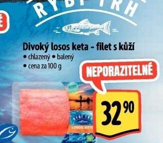 Losos divoký Keta filety Albert