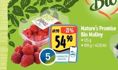 Maliny bio Nature'