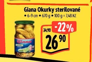 Okurky Giana