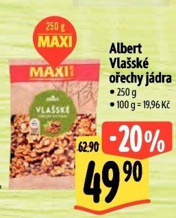 Ořechy vlašské Albert