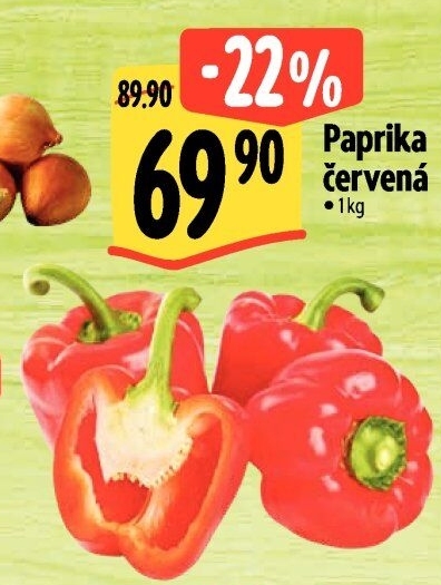 Paprika červená