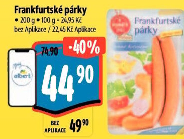 Párky frankfurtské Ponnath