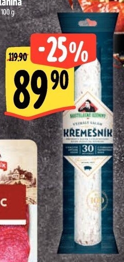 Salám Křemešník kostelecký Kostelecké uzeniny