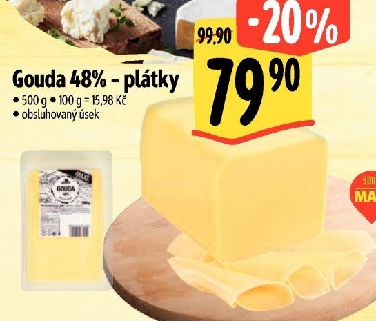 Sýr Gouda 48% Albert