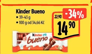Tyčinka Bueno Kinder
