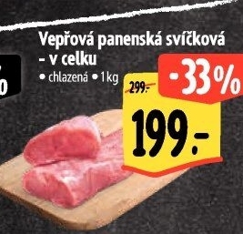 Vepřová panenská svíčková